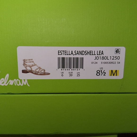 Sam Edelman • Women’s Estella Studded Gladiator Sandal • Size 8.5 • Sandshell • - Picture 3 of 17
